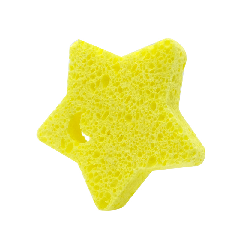 Cellulose sponge for baby bath